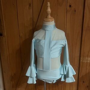 Elegant Blue AS Dance Costume